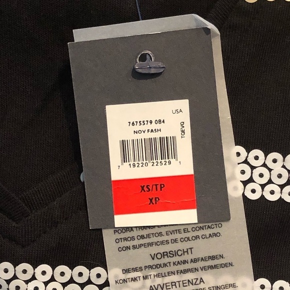 Tommy Hilfiger Sequined Striped Cocktail Dress XS - Picture 2 of 4